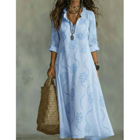 Dilys Floral Long Sleeve Maxi Dress