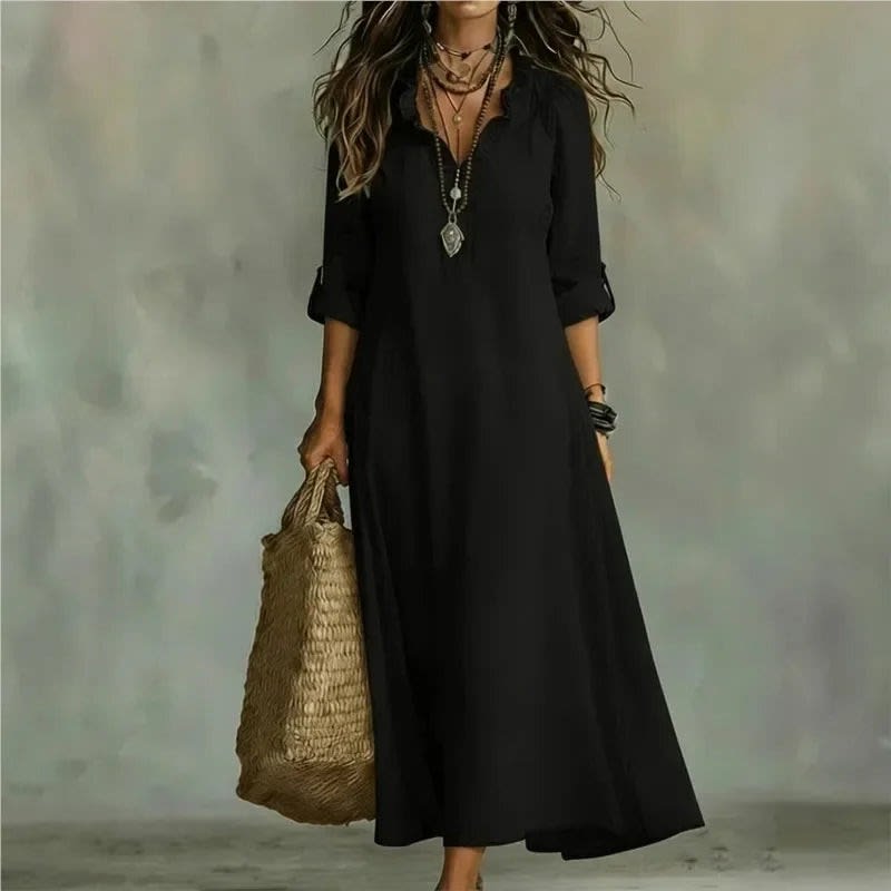 Dilys Floral Long Sleeve Maxi Dress