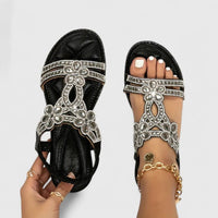 Sylvie Jewelled Flat Orthopedic Sandals