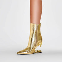 Cosima Inglewood Sculptural Heel Ankle Boots