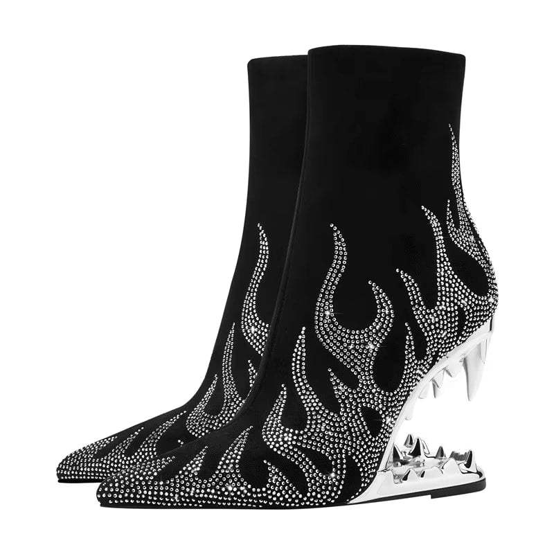 Cosima Inglewood Sculptural Heel Ankle Boots