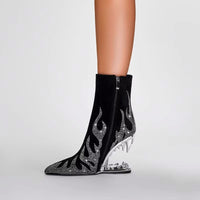 Cosima Inglewood Sculptural Heel Ankle Boots