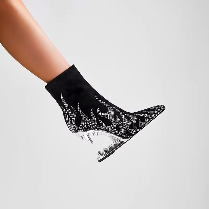 Cosima Inglewood Sculptural Heel Ankle Boots