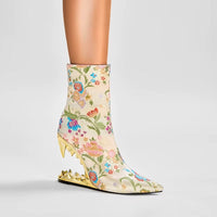 Cosima Inglewood Sculptural Heel Ankle Boots