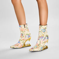 Cosima Inglewood Sculptural Heel Ankle Boots