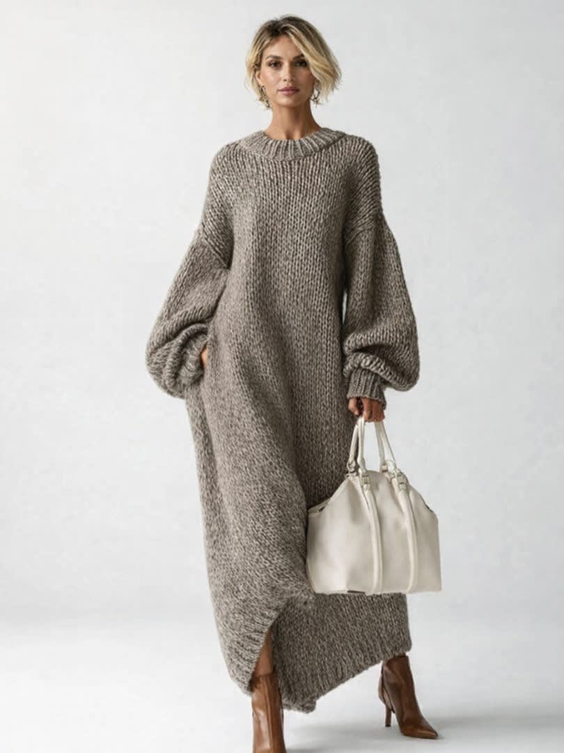 Bridie Knit Oversized Maxi Sweater Dress