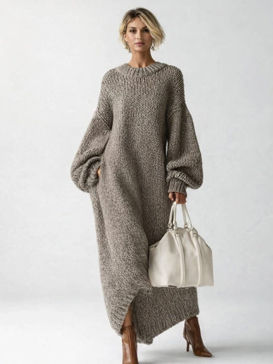 Bridie Knit Oversized Maxi Sweater Dress_1