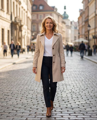 Valeria Longline Trench Coat
