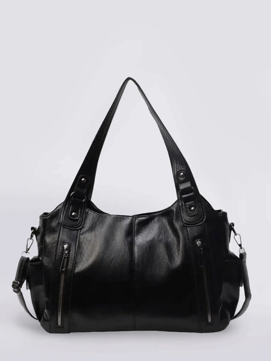 Shae Multi Pocket Leather Shoulder Bag_1