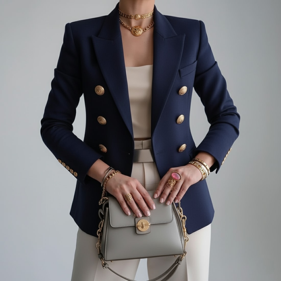 Tullia Double Breasted Tailored Blazer