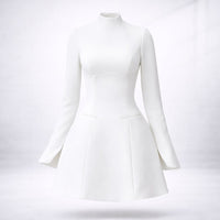 Hilary Long Sleeve Cocktail Mini Dress