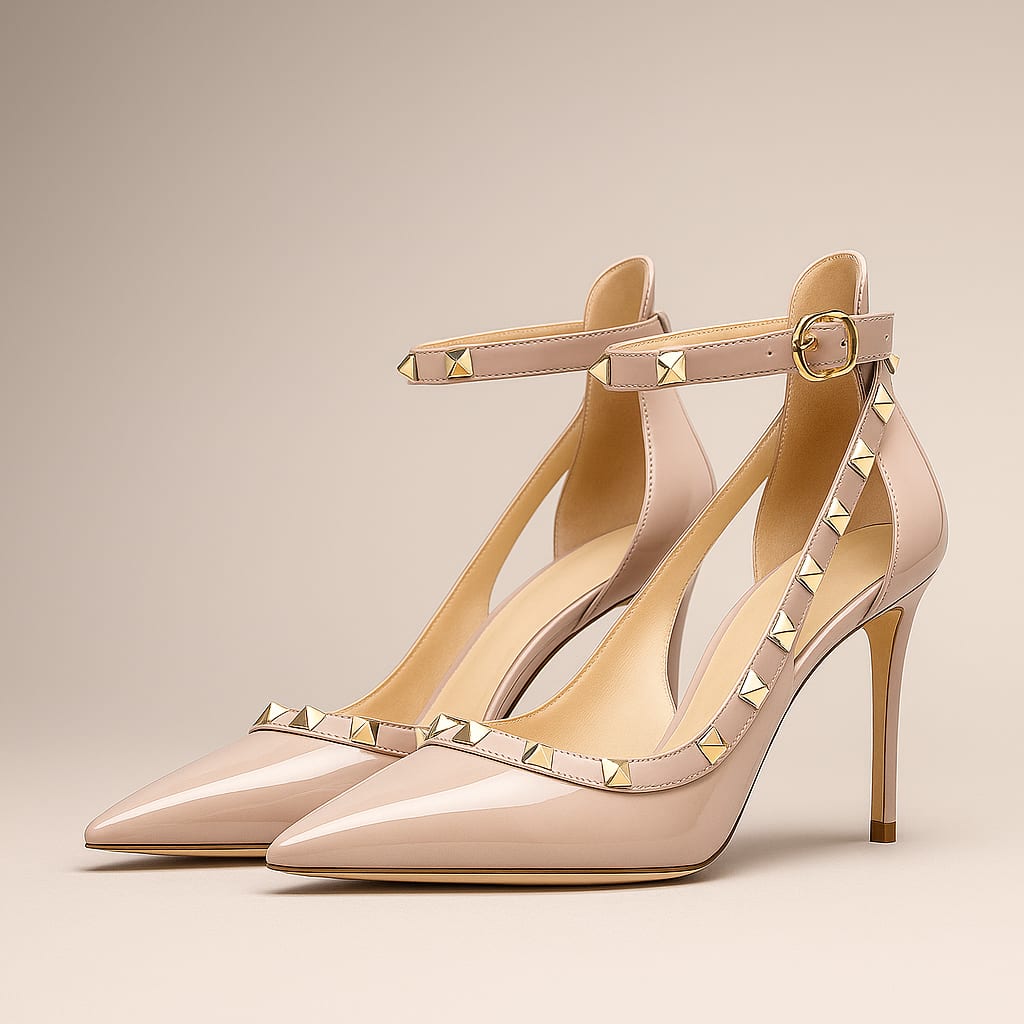 Wynona Studded Pointed Toe Pumps_3