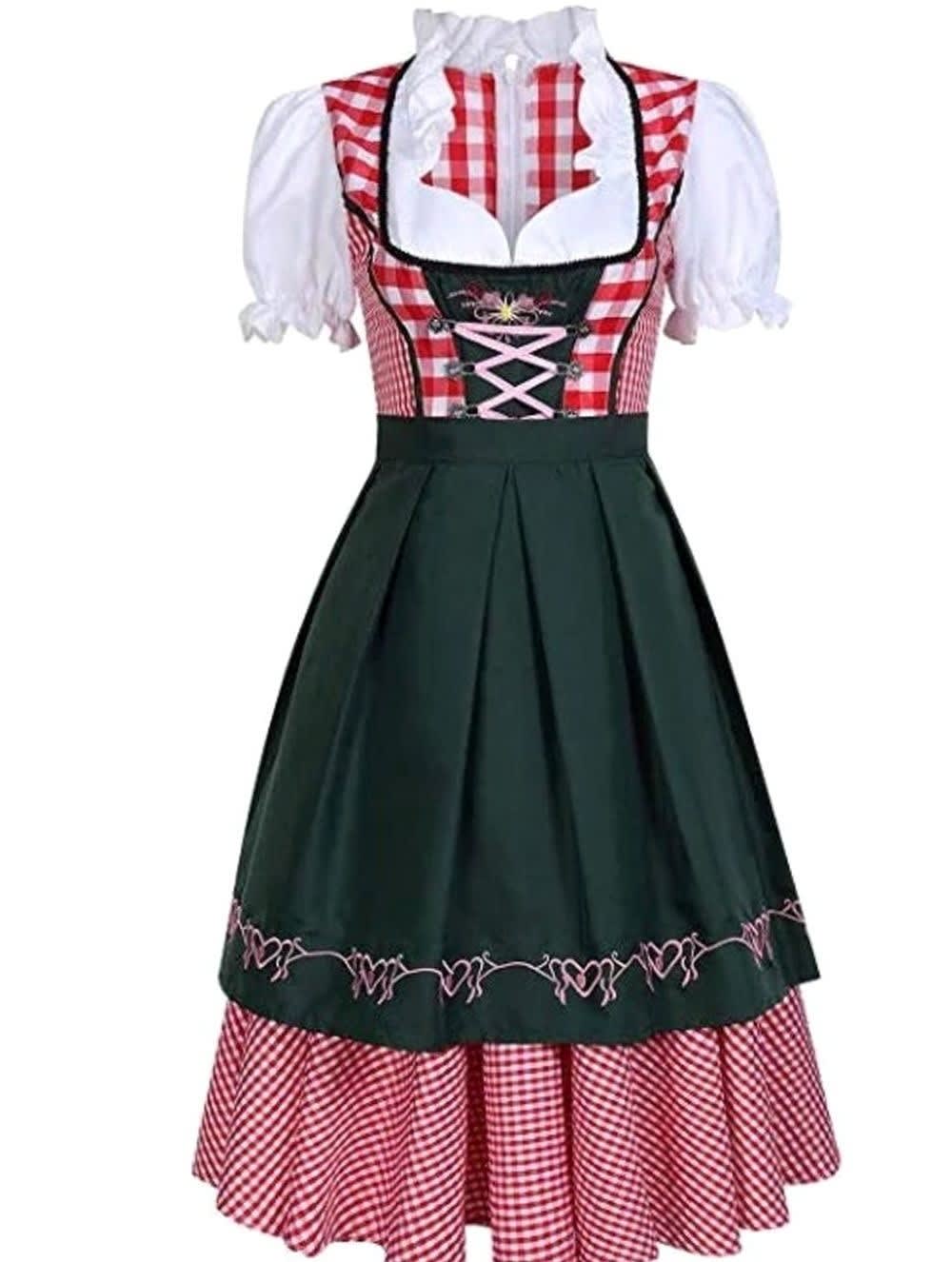 Winnie Oktoberfest Off-Shoulder A-Line Dirndl Dress_6