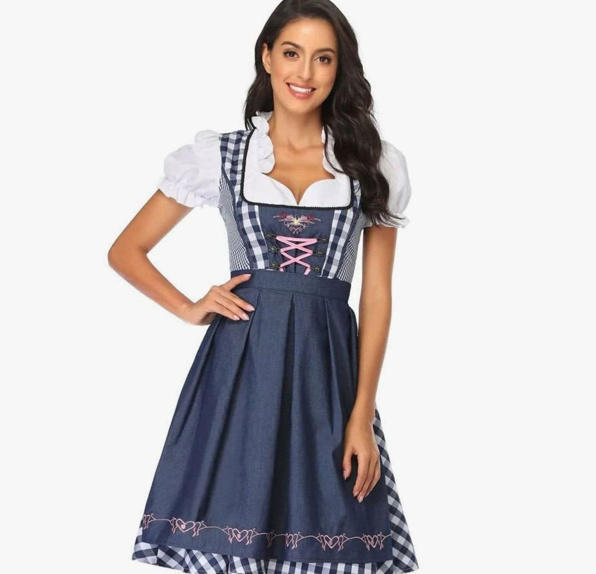 Winnie Oktoberfest Off-Shoulder A-Line Dirndl Dress_7