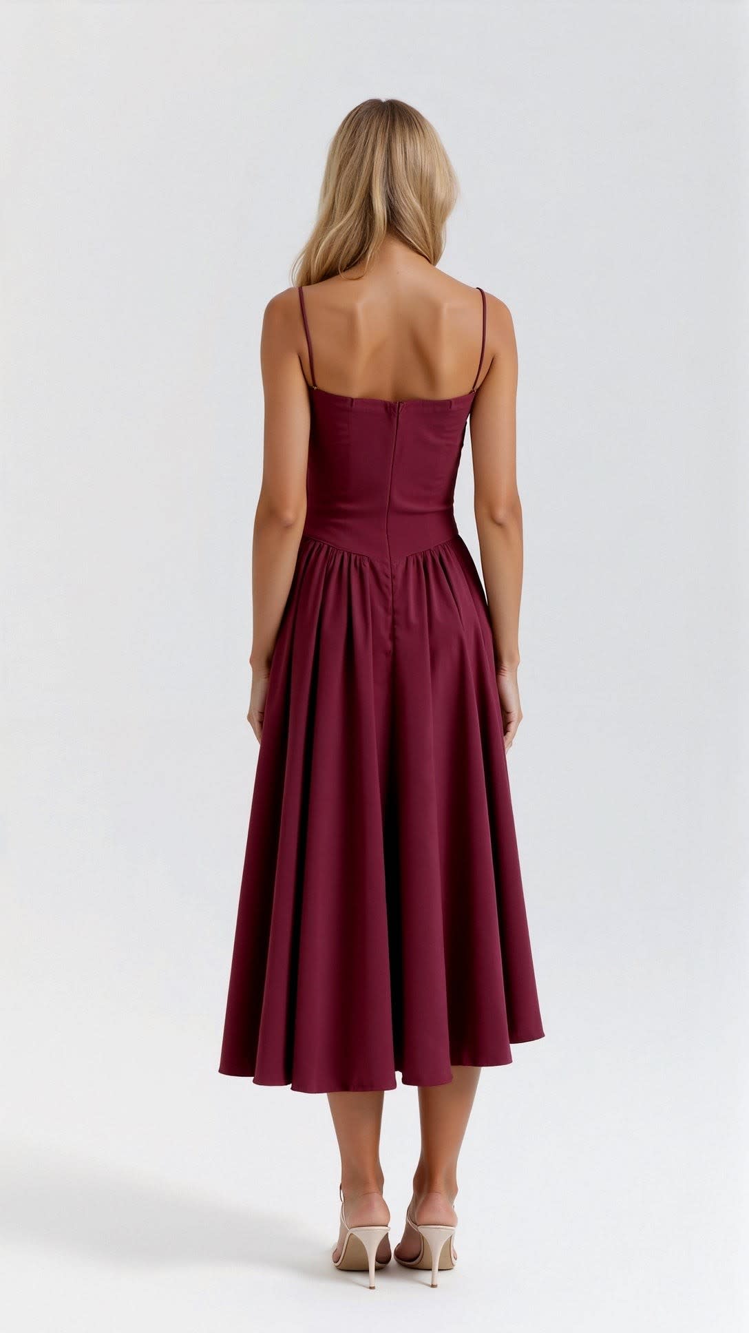 Posy Corset Cocktail Midi Dress_2