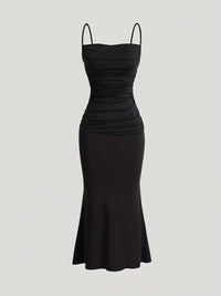 Joanna Ruched Evening Maxi Dress