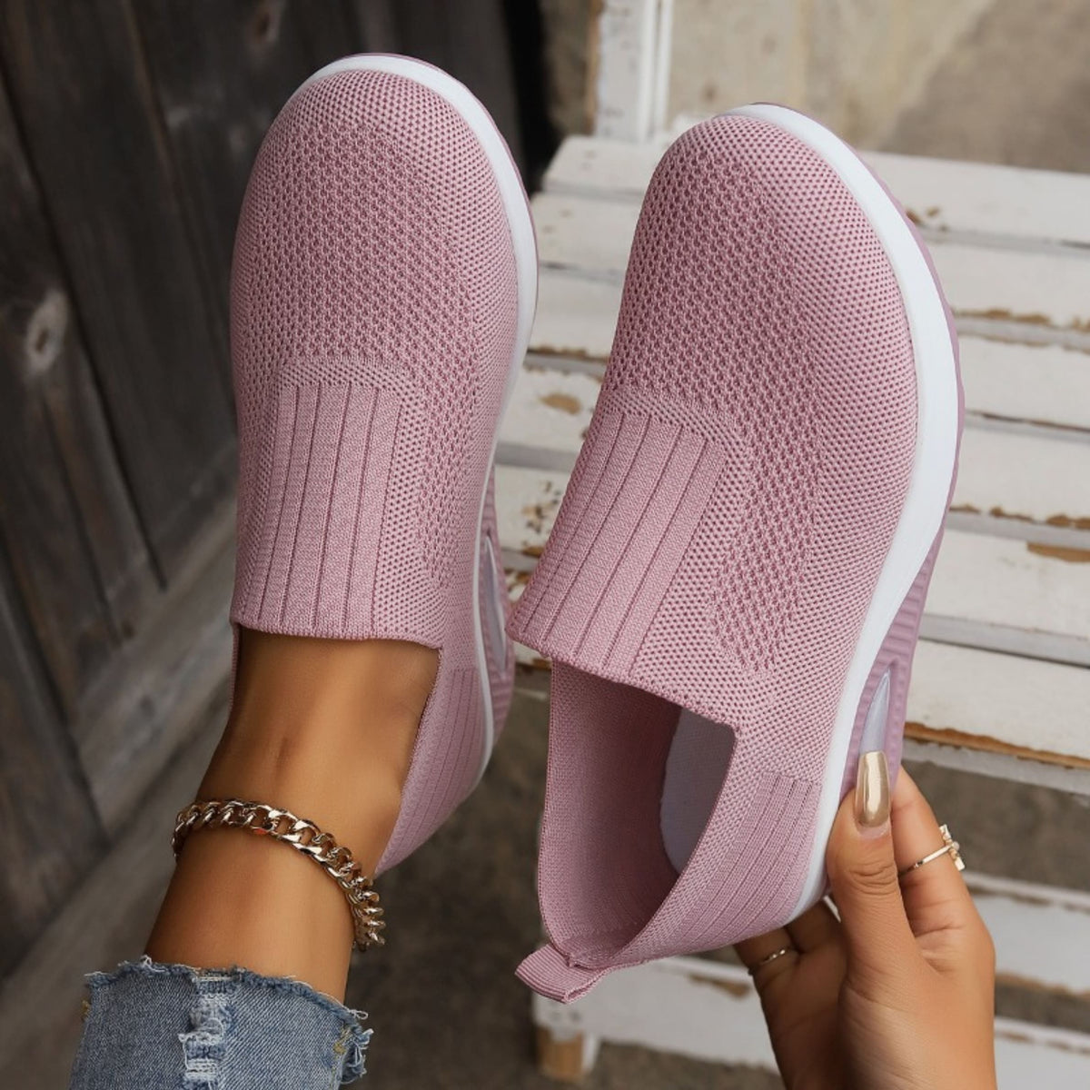 Alenka Orthopedic Cushioned Slip-On Sneakers_4