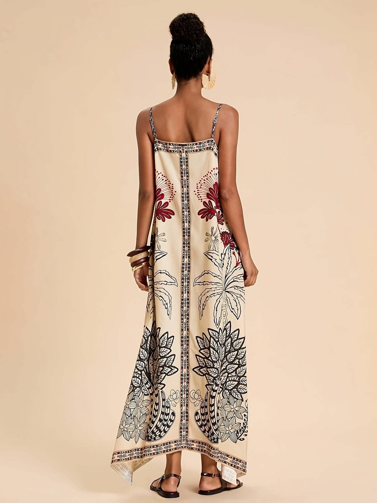 Leilani Floral Boho V-Neck Maxi Dress_3