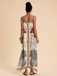 Leilani Floral Boho V-Neck Maxi Dress