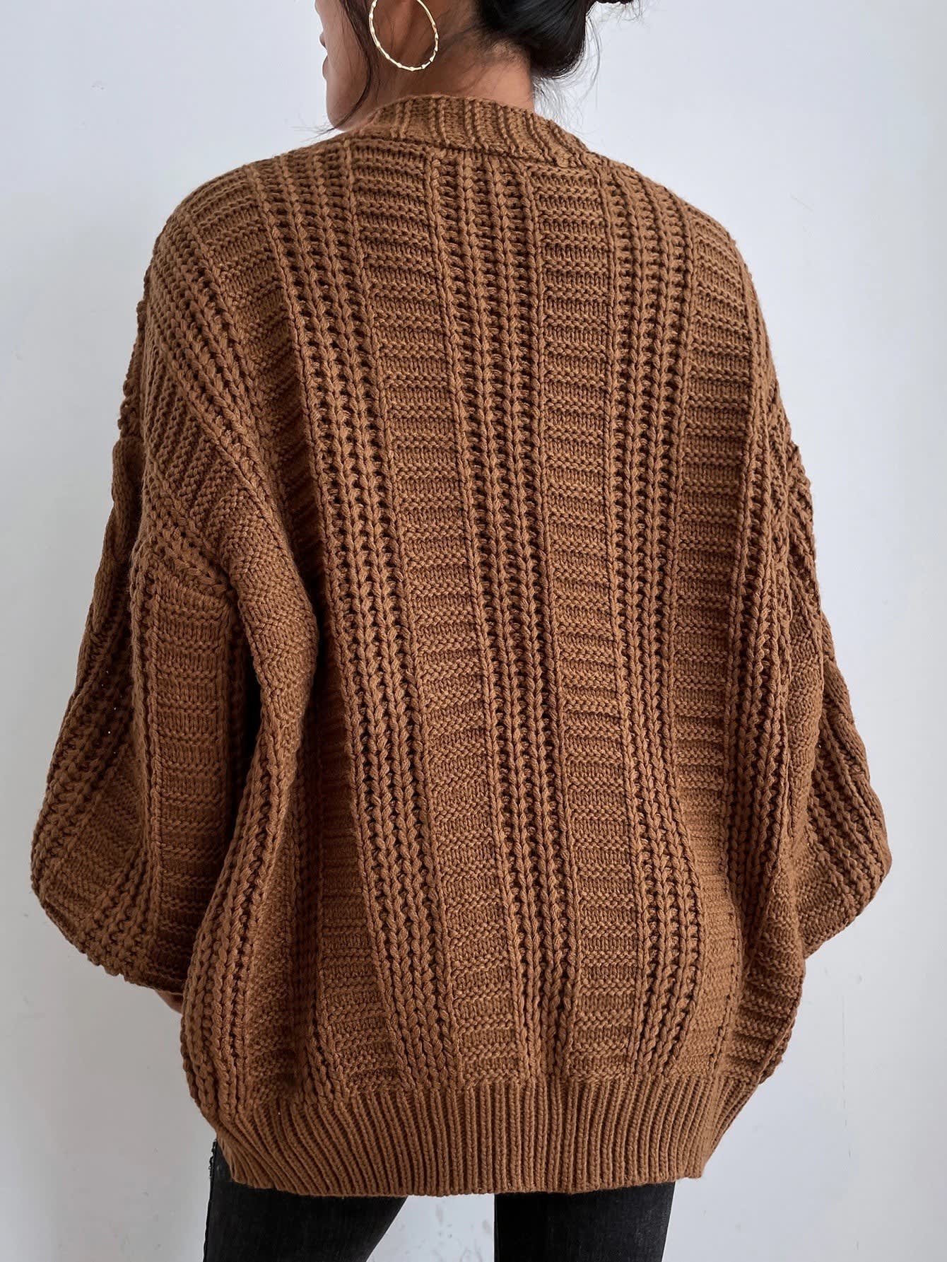 Nova Oversized Cable Knit Cardigan_2