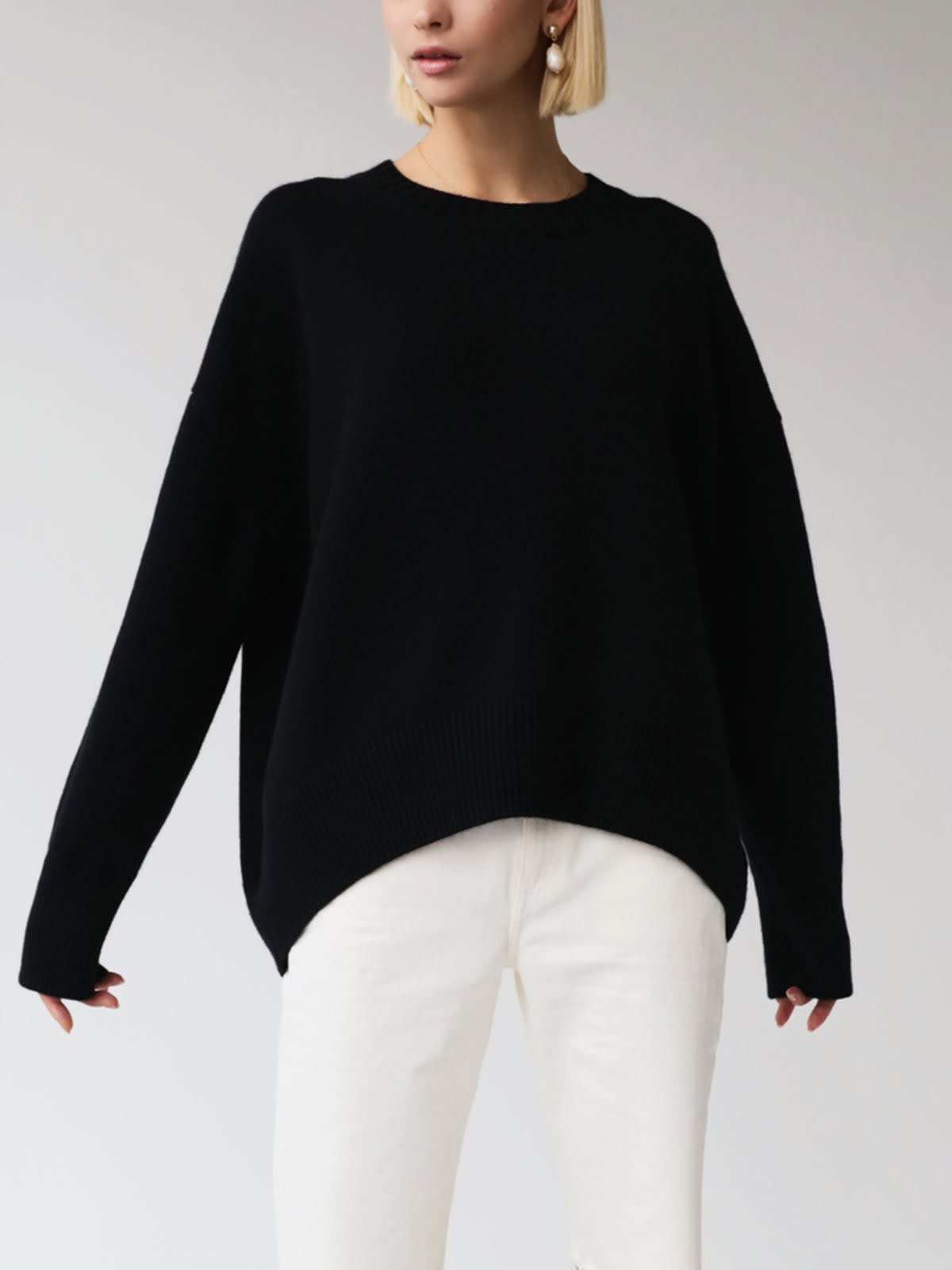 Callie Oversized Crew Neck Knit Sweater_9