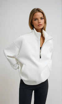 Yuna Oversized Half Zip Pullover