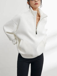 Yuna Oversized Half Zip Pullover
