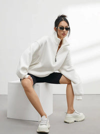 Yuna Oversized Half Zip Pullover