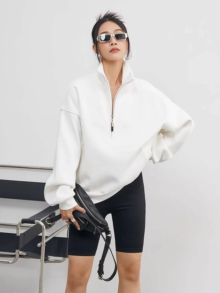 Yuna Oversized Half Zip Pullover_5