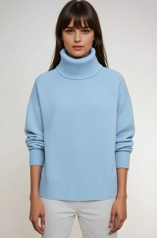 Reeva Oversized Knit Turtleneck Sweater_1