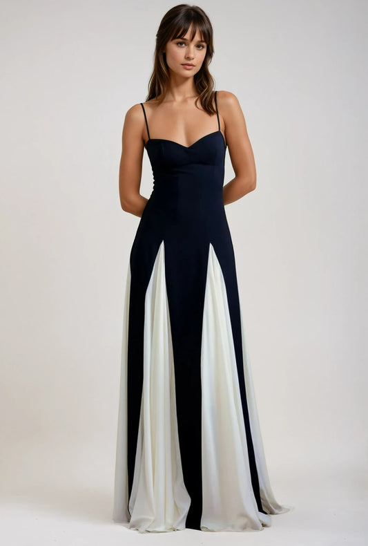 Hero A-Line Georgette Evening Maxi Dress_1