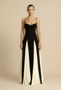 Hero A-Line Georgette Evening Maxi Dress