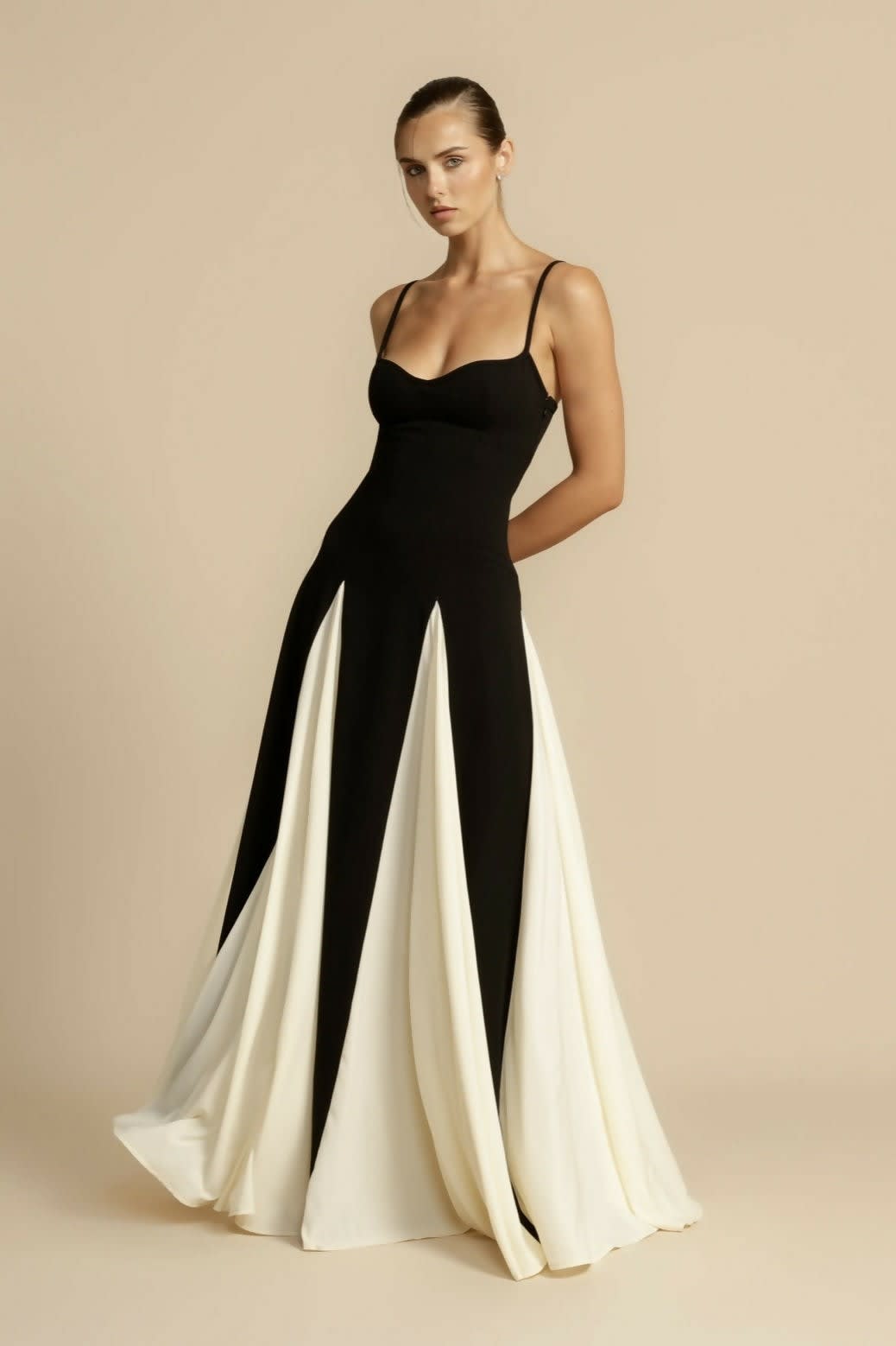 Hero A-Line Georgette Evening Maxi Dress_5