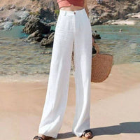 Elin Linen Wide Leg Pants