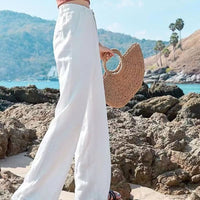 Elin Linen Wide Leg Pants