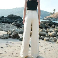 Elin Linen Wide Leg Pants