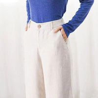 Elin Linen Wide Leg Pants