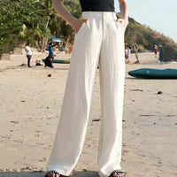 Elin Linen Wide Leg Pants