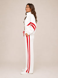 Yasmin Wide Leg Two Piece Tracksuit Set