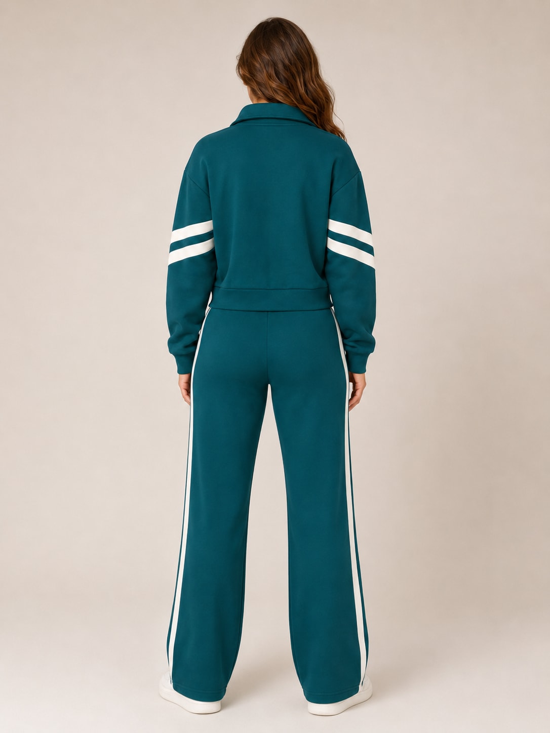 Yasmin Wide Leg Two Piece Tracksuit Set