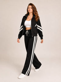 Yasmin Wide Leg Two Piece Tracksuit Set