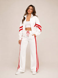 Yasmin Wide Leg Two Piece Tracksuit Set