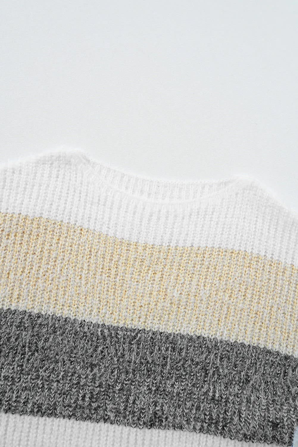 Kirsten Striped Color Block Sweater Dress_3