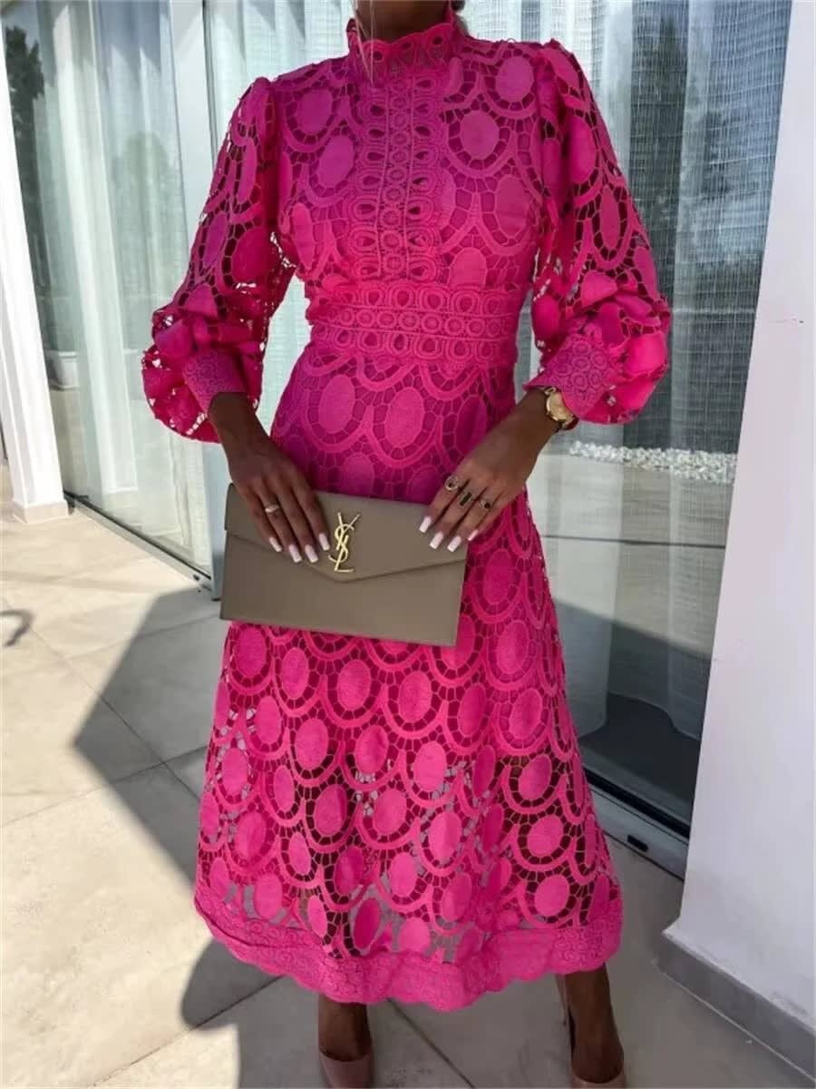 Manon Lace Wedding Guest Maxi Dress