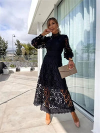 Manon Lace Wedding Guest Maxi Dress