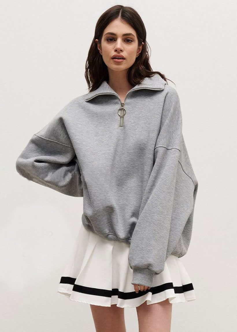 Eliza Oversized Half Zip Sweatshirt_8