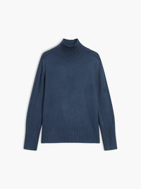 Ila Ribbed Turtleneck Knit Sweater