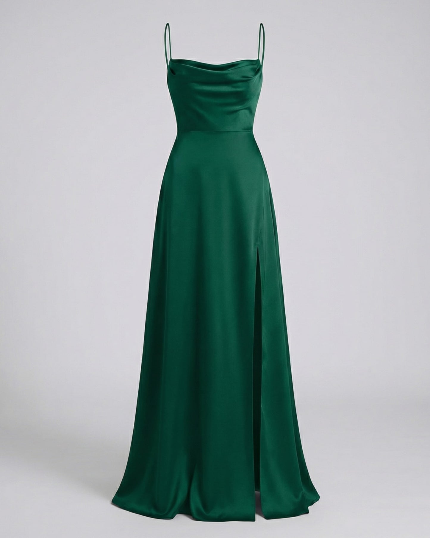 Genevieve Barlowe Sleeveless Satin Slit Evening Maxi Dress_6