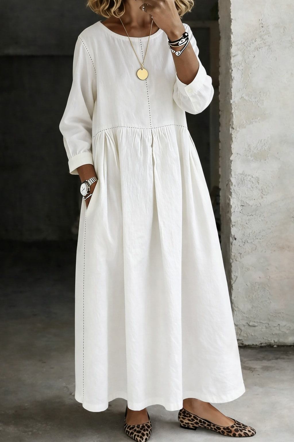 Viviana Denim Relaxed Fit Maxi Dress_2