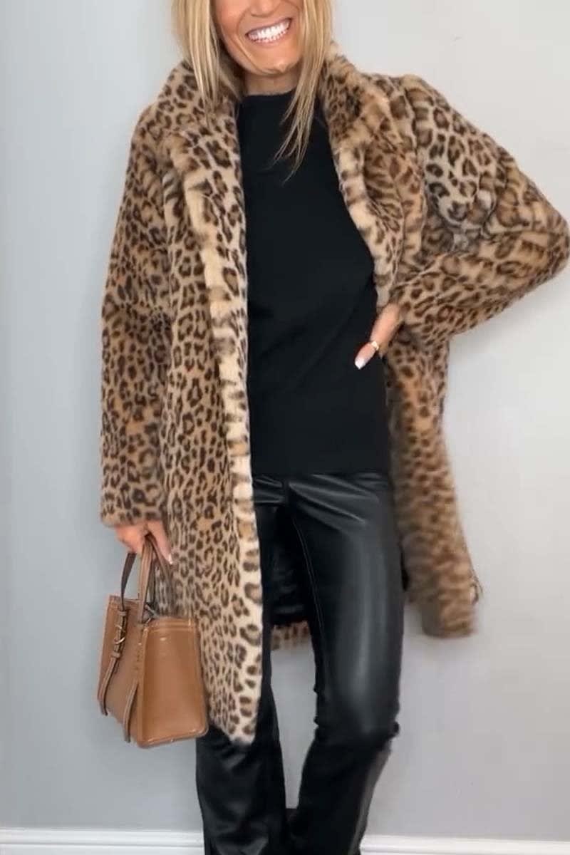 Sinead Leopard Print Faux Fur Coat_3